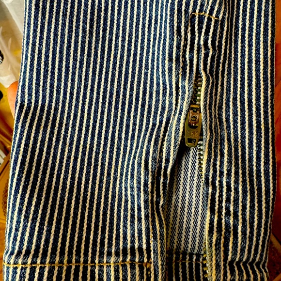 American Apparel Railroad Pin Stripe Jean - Picture 4 of 6